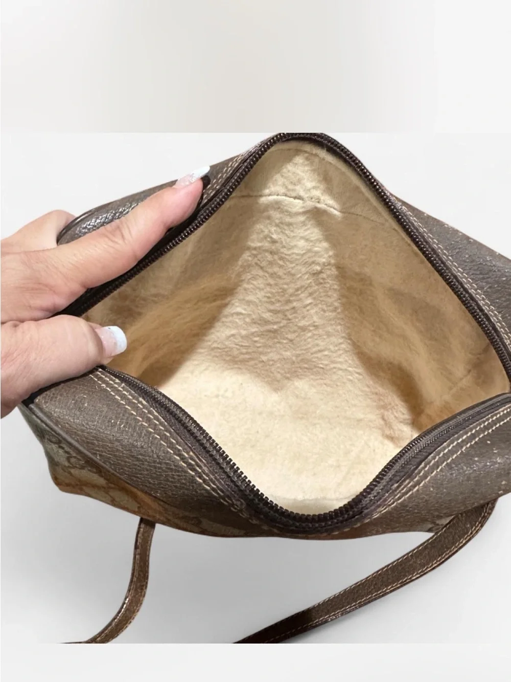 Vintage Gucci Ophidia GG Supreme Sherry Line Crossbody Bag